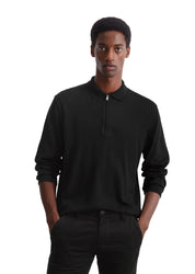 Langarmshirt aus Baumwolle - 990-black - Schwarz