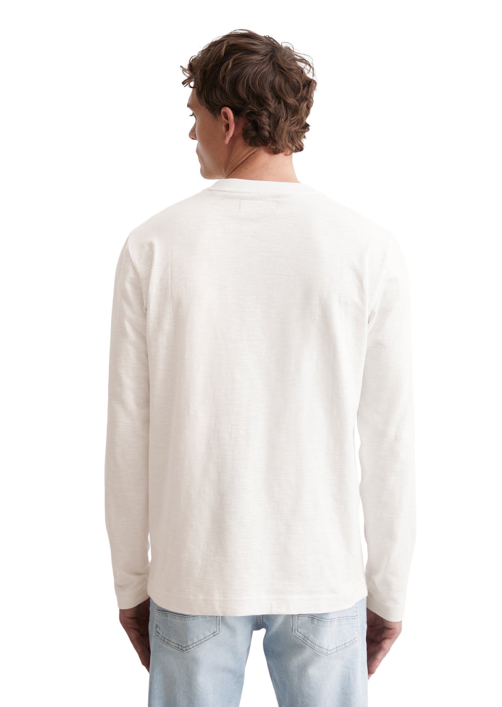 Langarmshirt Regular Fit - 101-egg white - Weiß