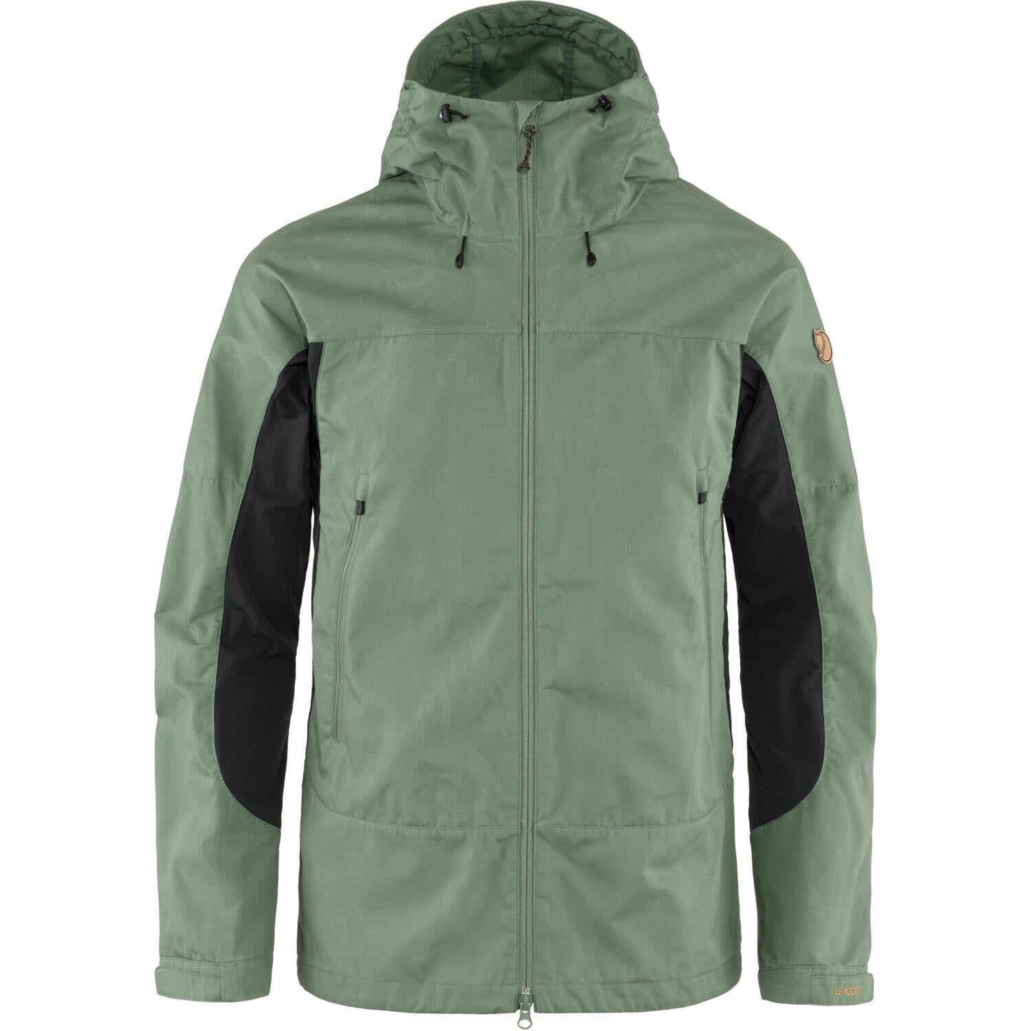 Leichte Funktionsjacke - 614/030-Patina Green/Dark Grey - Grün | Schwarz