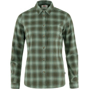 Flanell-Shirt Övik - 662-614-Deep Forest-Patina Gre - Grün