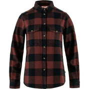 Heavy Flannel Shirt - 555-352-Dark Navy-Maroon - Rot