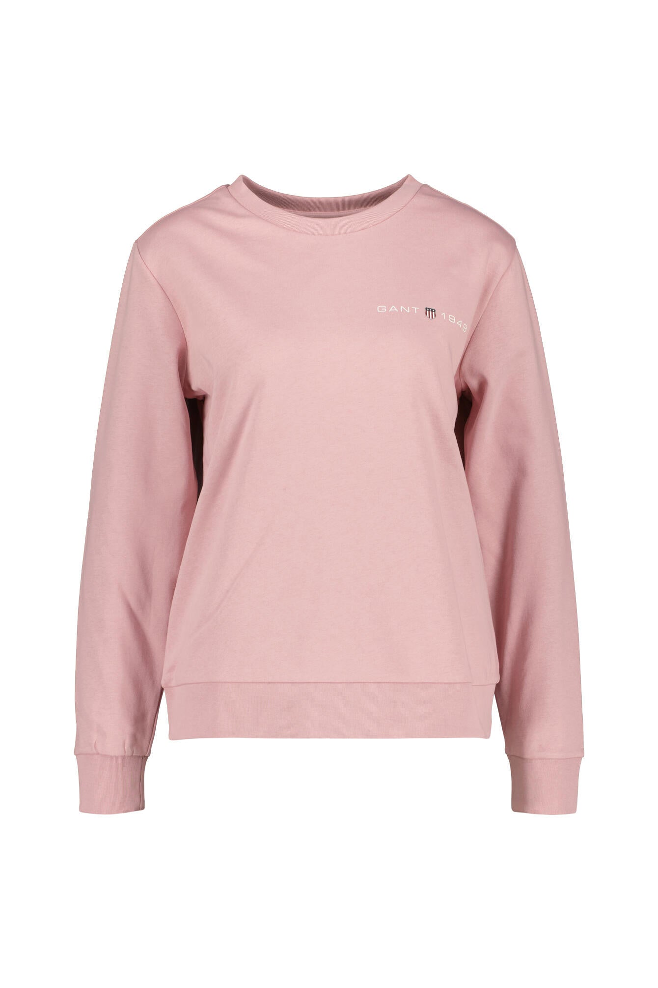 Sweatshirt mit aufgesticktem Logo - 674-DUSTY PINK - Rosa