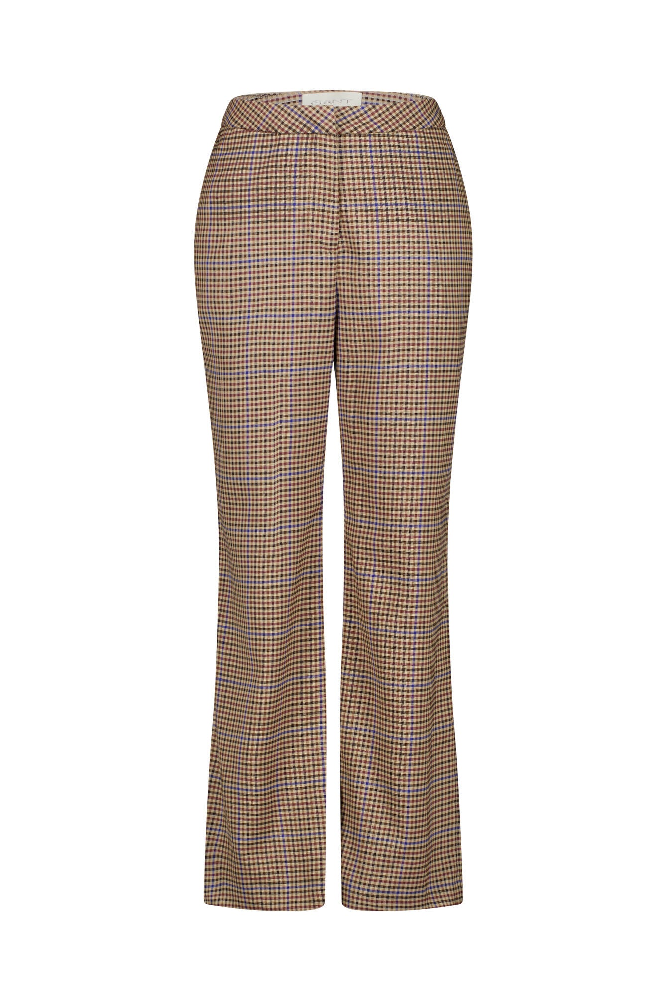 Verkürzte Slacks mit Boot Cut - 248-DARK KHAKI - Beige