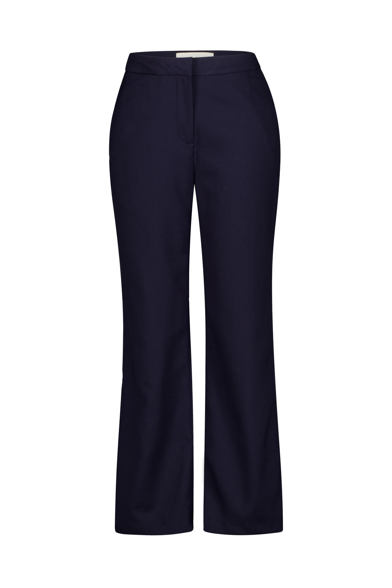 Verkürzte Slacks mit Boot Cut - 433-EVENING BLUE - Blau