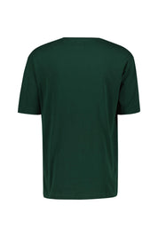 T-Shirt aus Baumwolle - 374-TARTAN GREEN - Grün