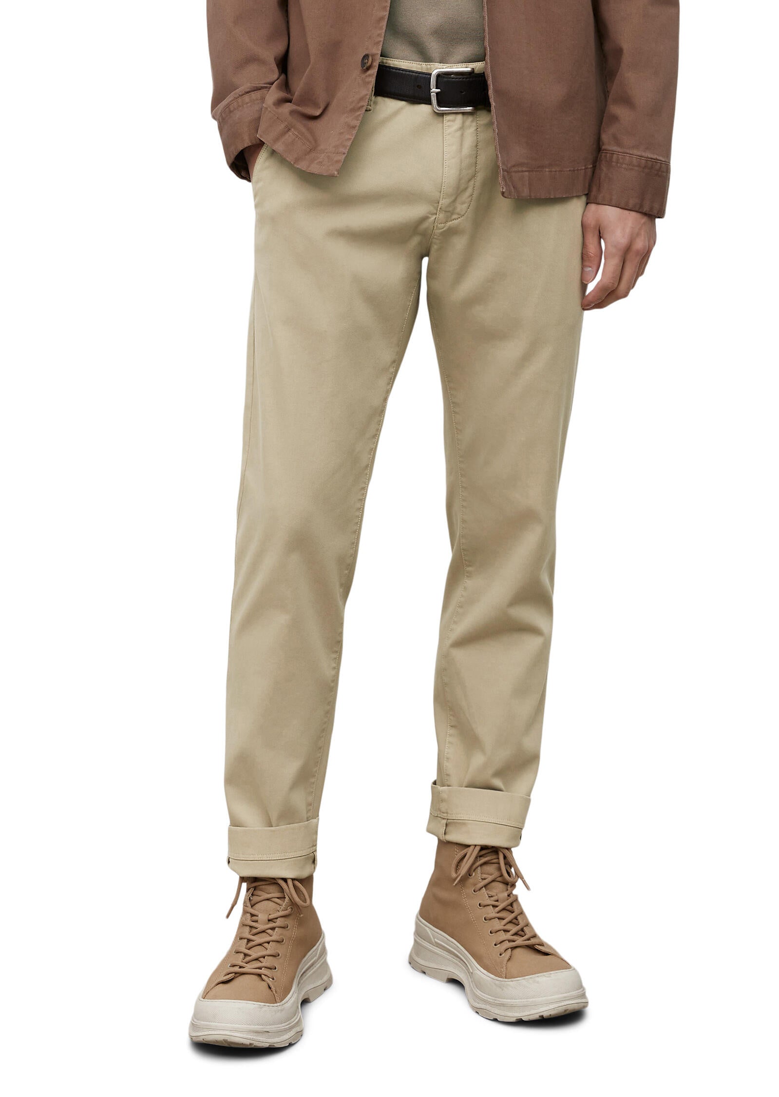 Chinohose Slim Fit - 111-pure cashmere - Beige