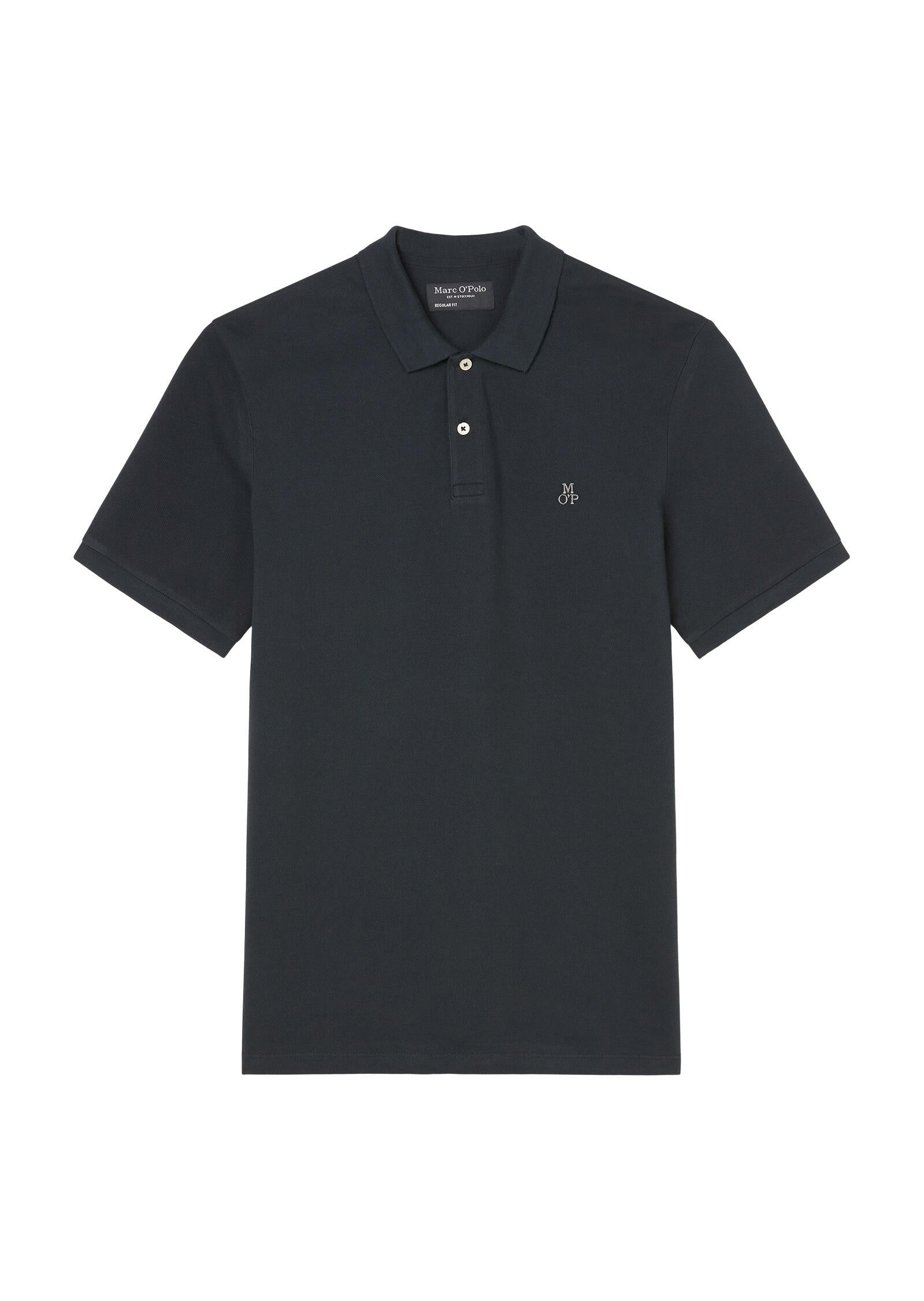 Poloshirt aus Baumwolle - 898-dark navy - Blau