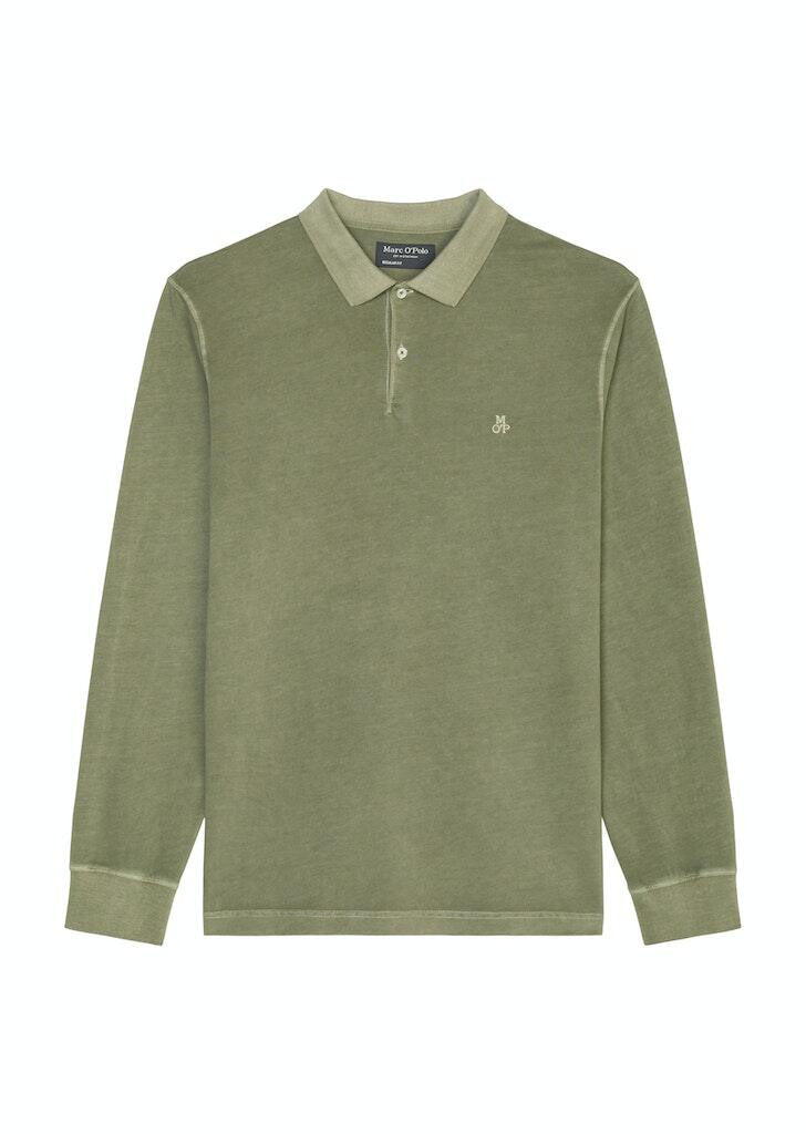 Sweatshirt mit Polokragen - 465-olive - Grün