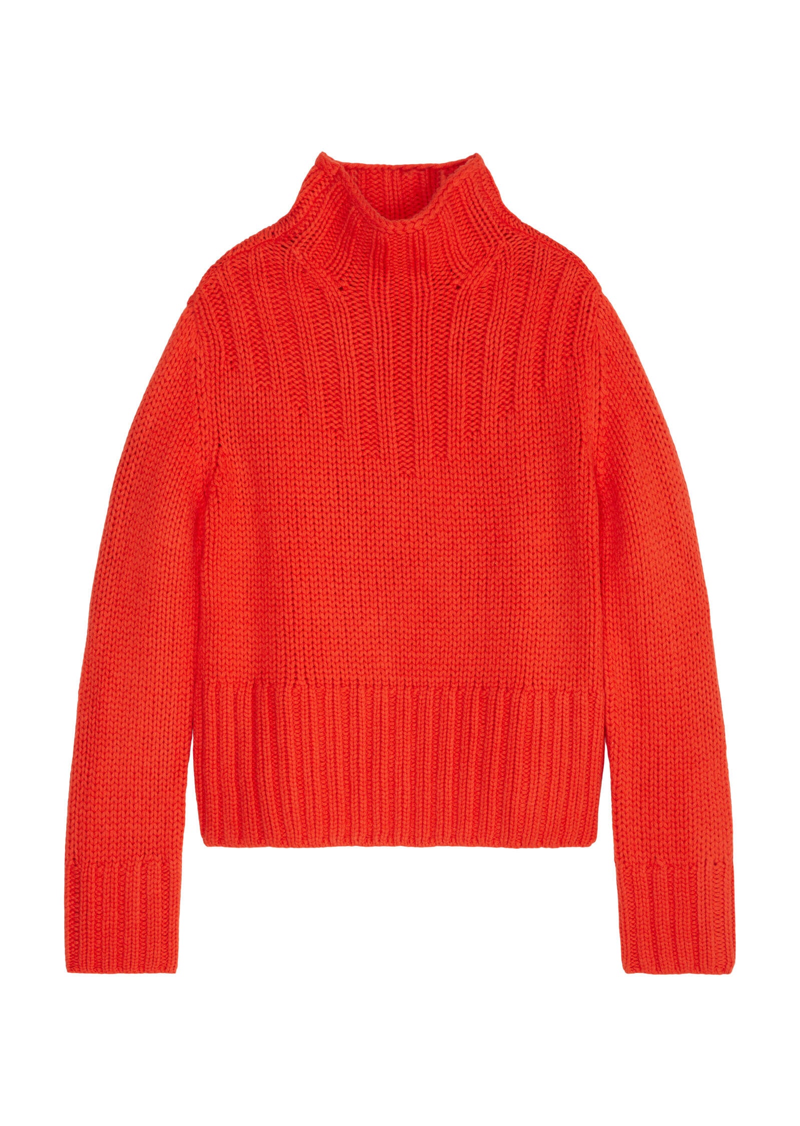 Strickpullover Relaxed Fit - 356-poppy red - Rot