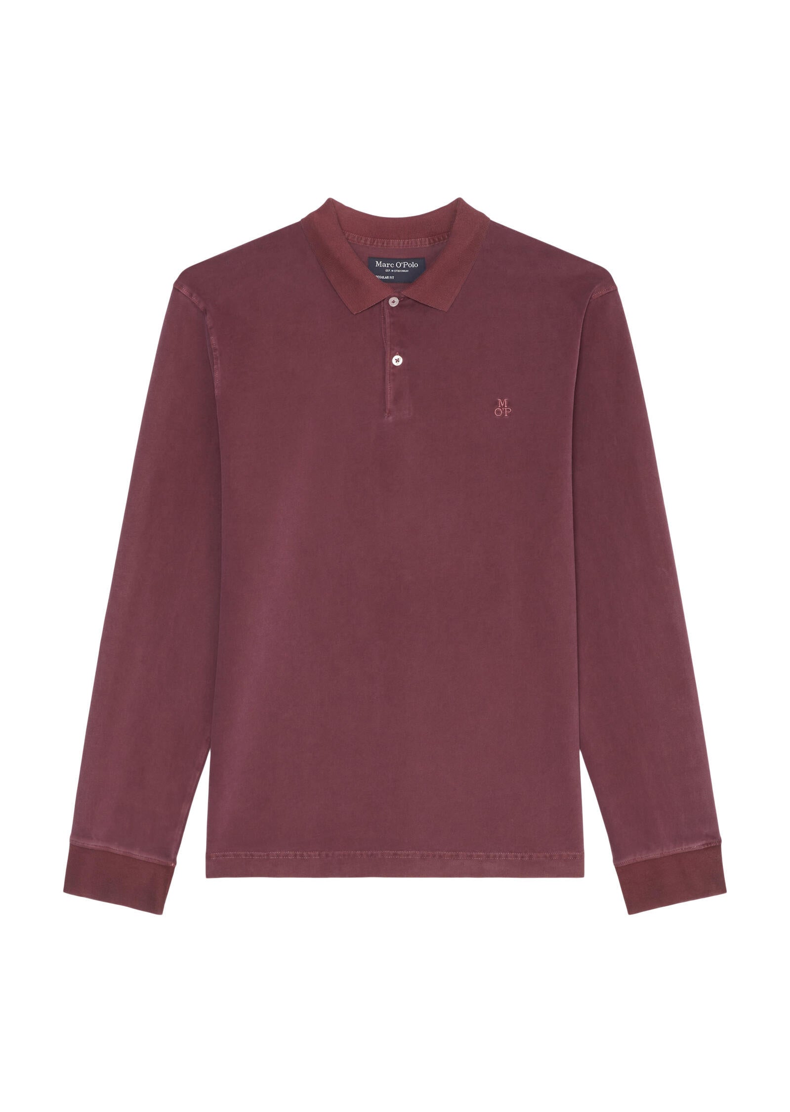 Poloshirt mit langen Ärmeln - 349-wine berry - Rot