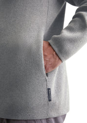 Strickjacke aus Baumwolle - 936-grey melange - Grau