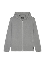 Strickjacke aus Baumwolle - 936-grey melange - Grau