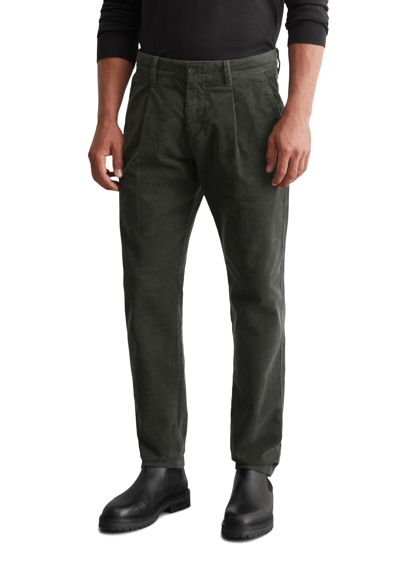 Cordhose OBSY Tapered Fit - 985-broken graphite - Grau