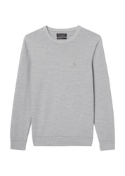 Sweatshirt aus Baumwolle - 907-silver gray melange - Grau