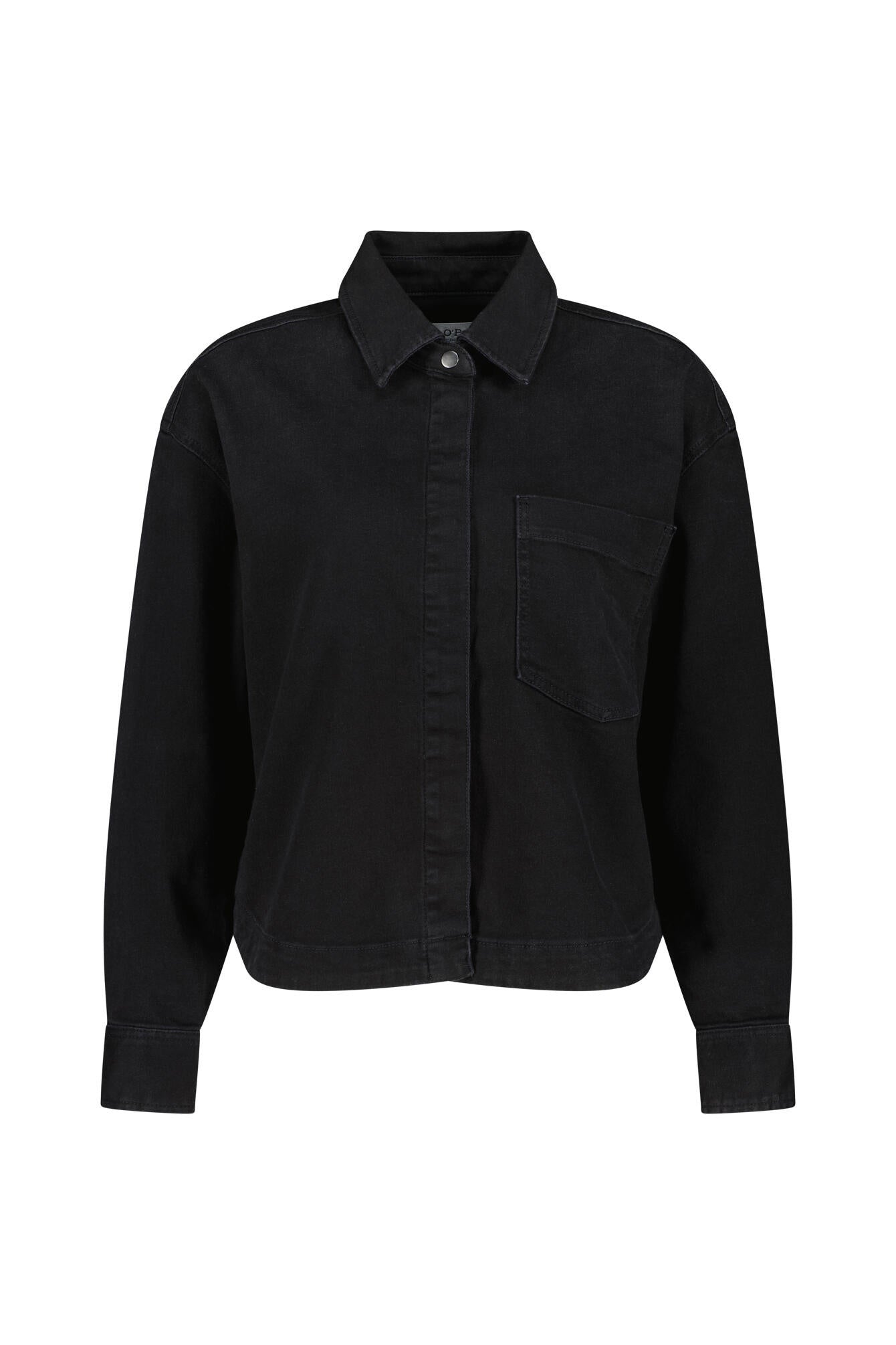 Overshirt in Jeans-Optik - 003-Comfort black wash - Schwarz