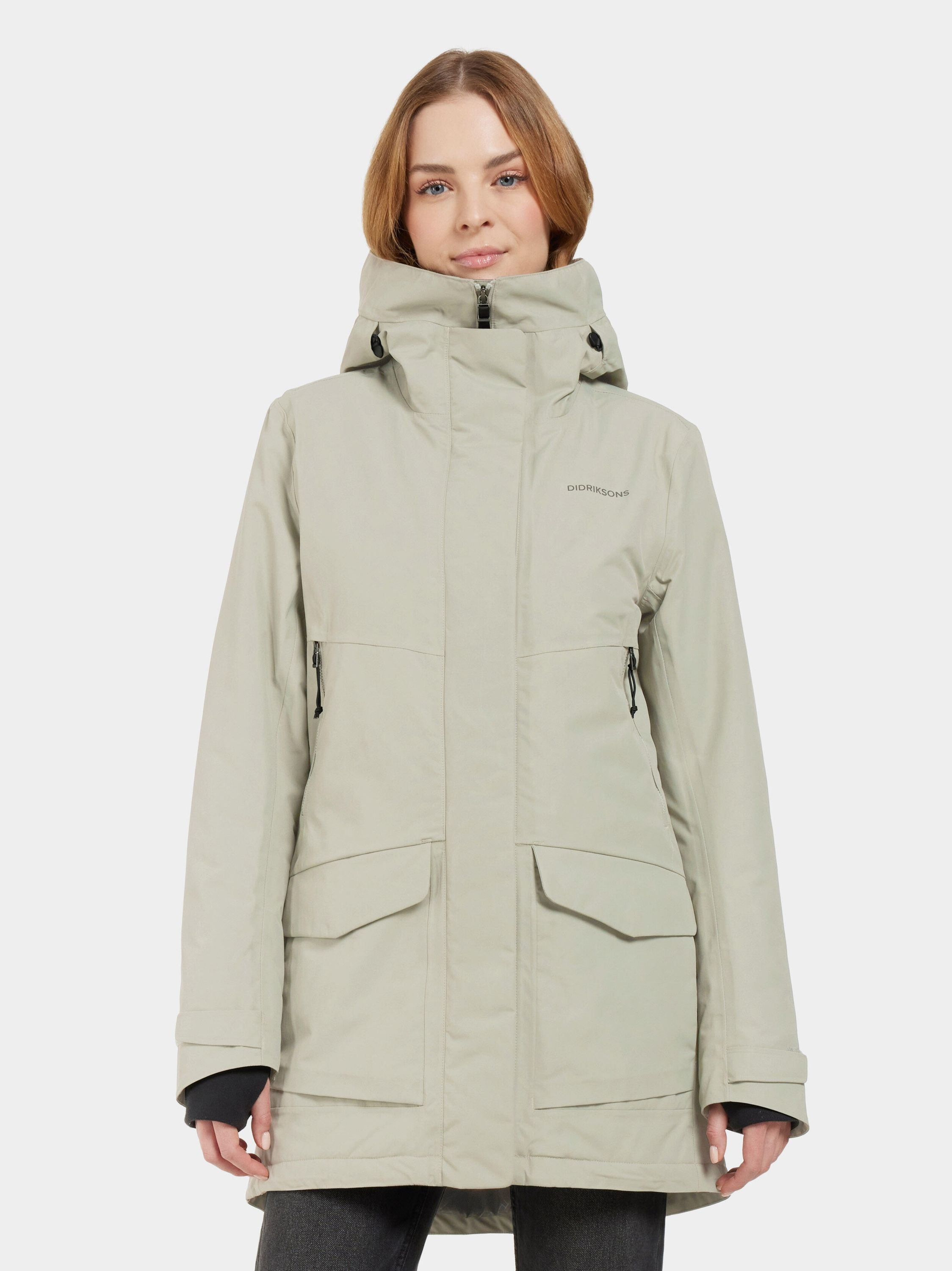 Parka Frida - H03-Wilted leaf - Grün