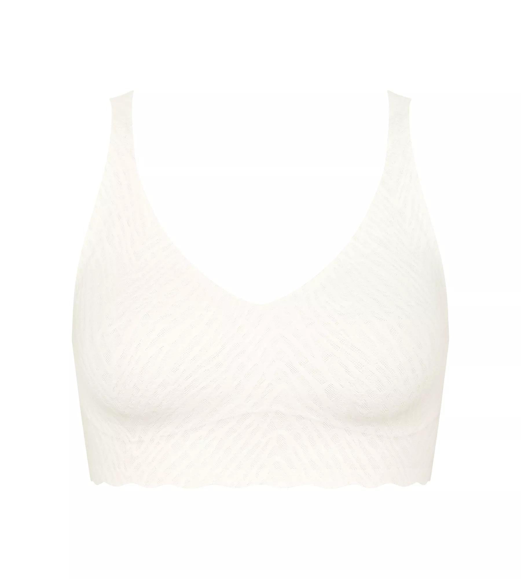 Bralette - 00GZ SILK WHITE - Weiß