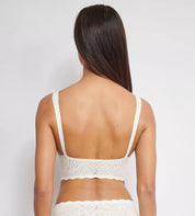 Bralette - 00GZ SILK WHITE - Weiß