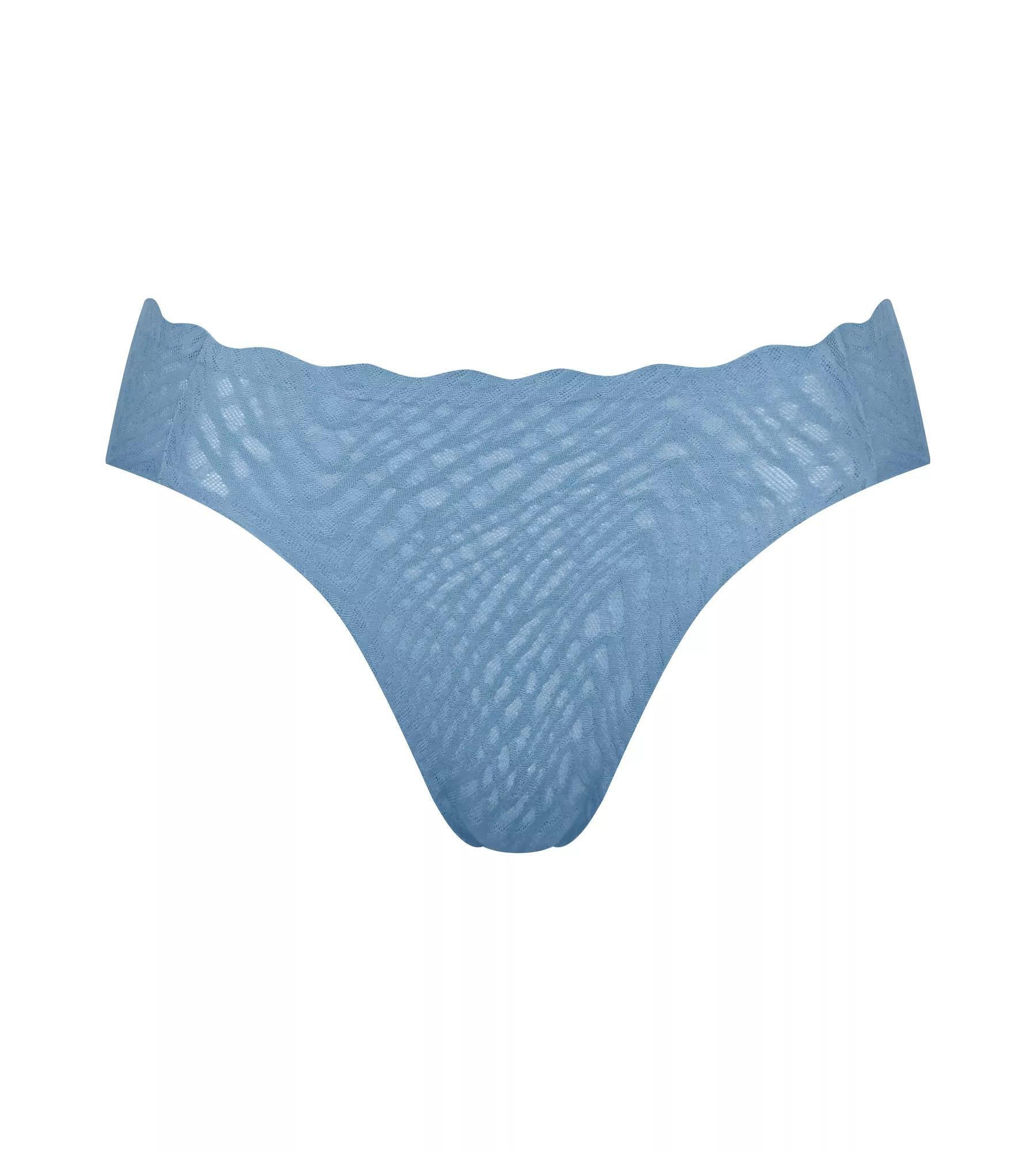 Slip mit hohem Beinausschnitt - 7401 AZURA BLUE - Blau