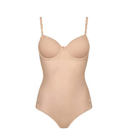 Body mit Spitzendetails - 00EP NEUTRAL BEIGE - Beige