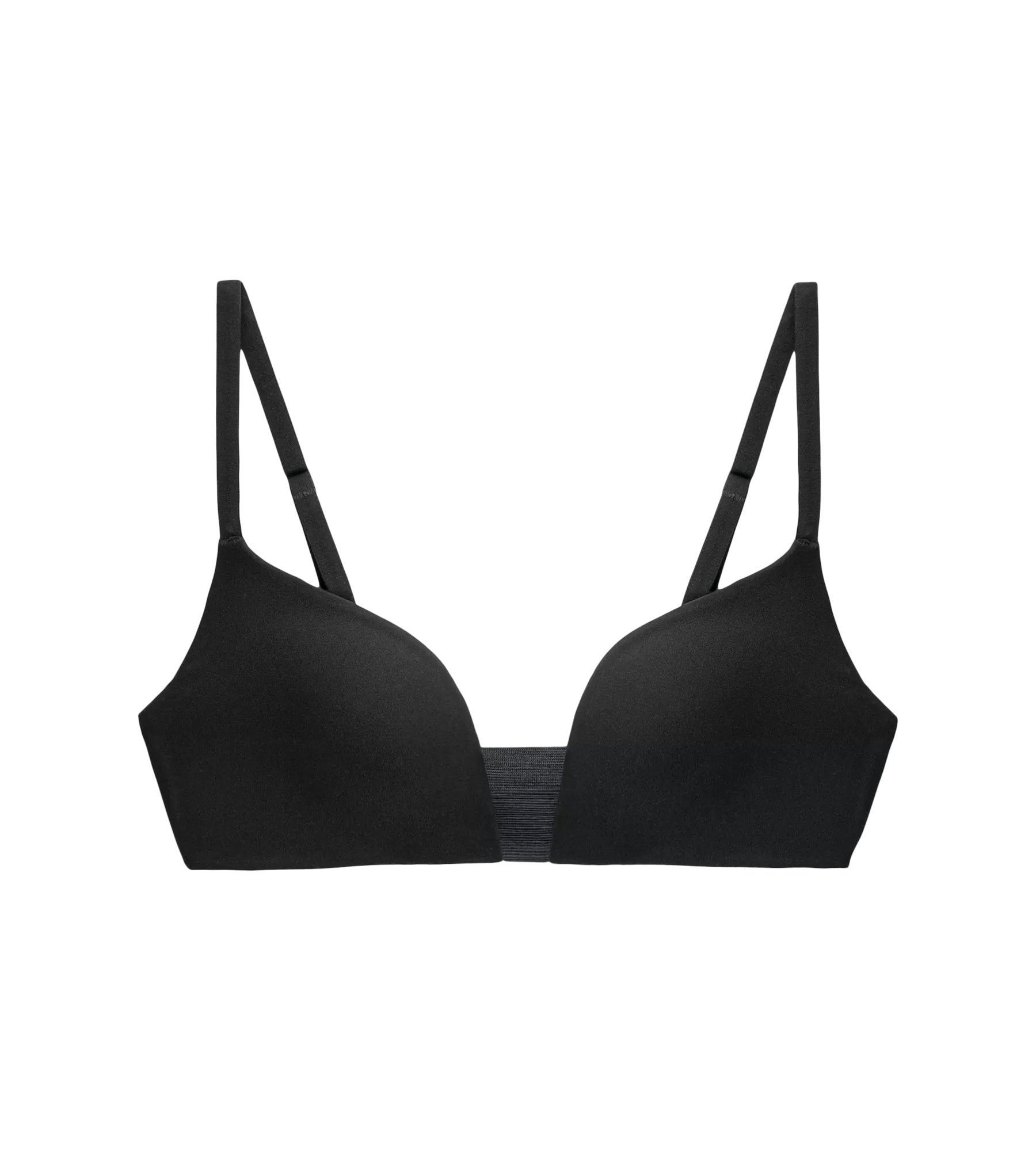 Bügelloser Soft-BH - 0004 BLACK - Schwarz