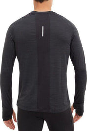 Longsleeve - 900-MELANGE/BLACK/BLACK - Schwarz