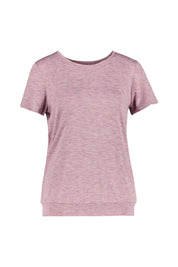 Meliertes Funktionsshirt - 909-MELANGE/VIOLET - Rosa