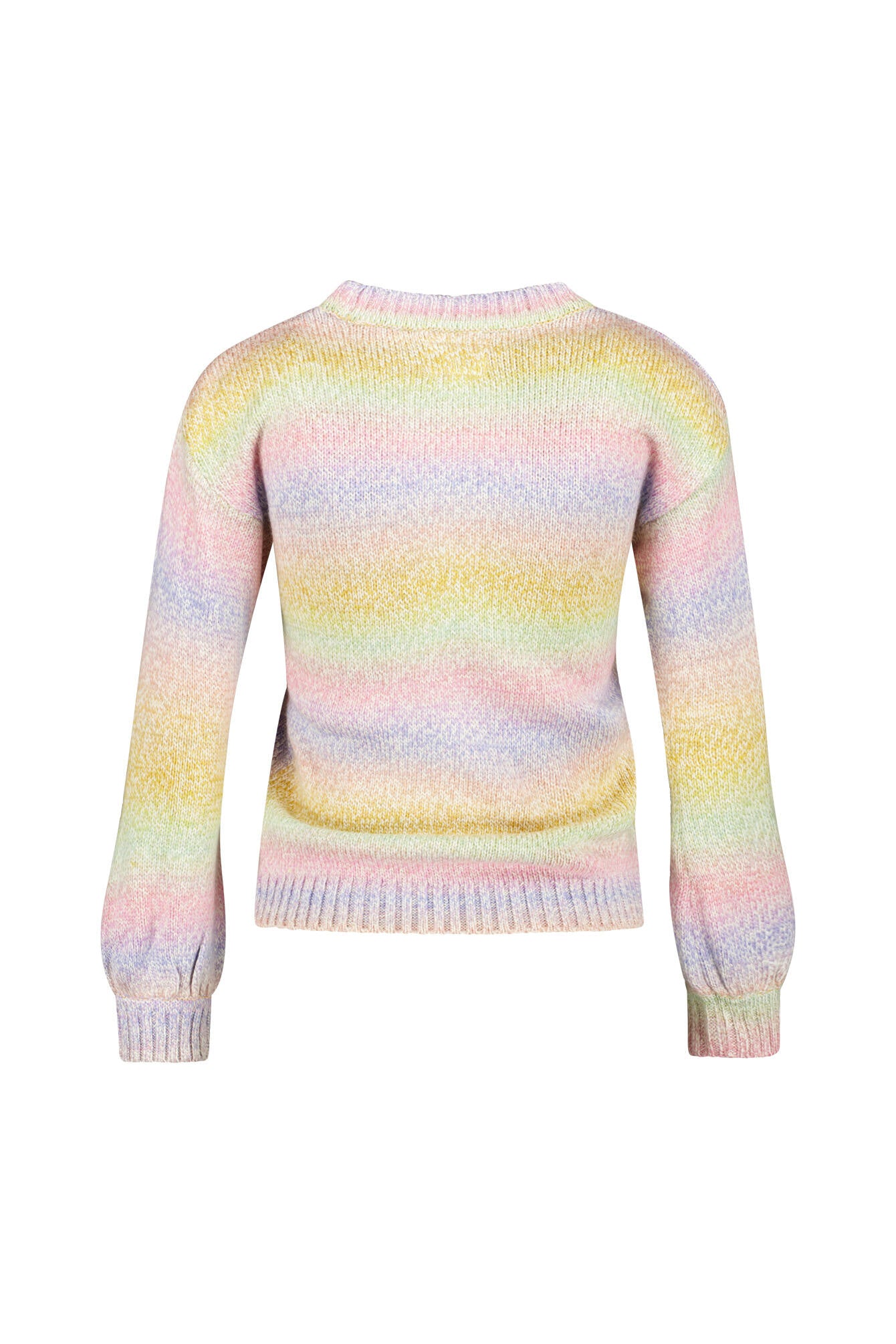 Strickpullover mit aufgesticktem Logo - F39E MULTICOLOR FANCY STR - Mehrfarbig