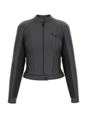 Lederjacke mit Stehkragen - JBLK Jet Black A996 - Schwarz