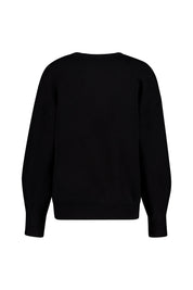 Sweatshirt mit Paillettendetail - JBLK Jet Black A996 - Schwarz