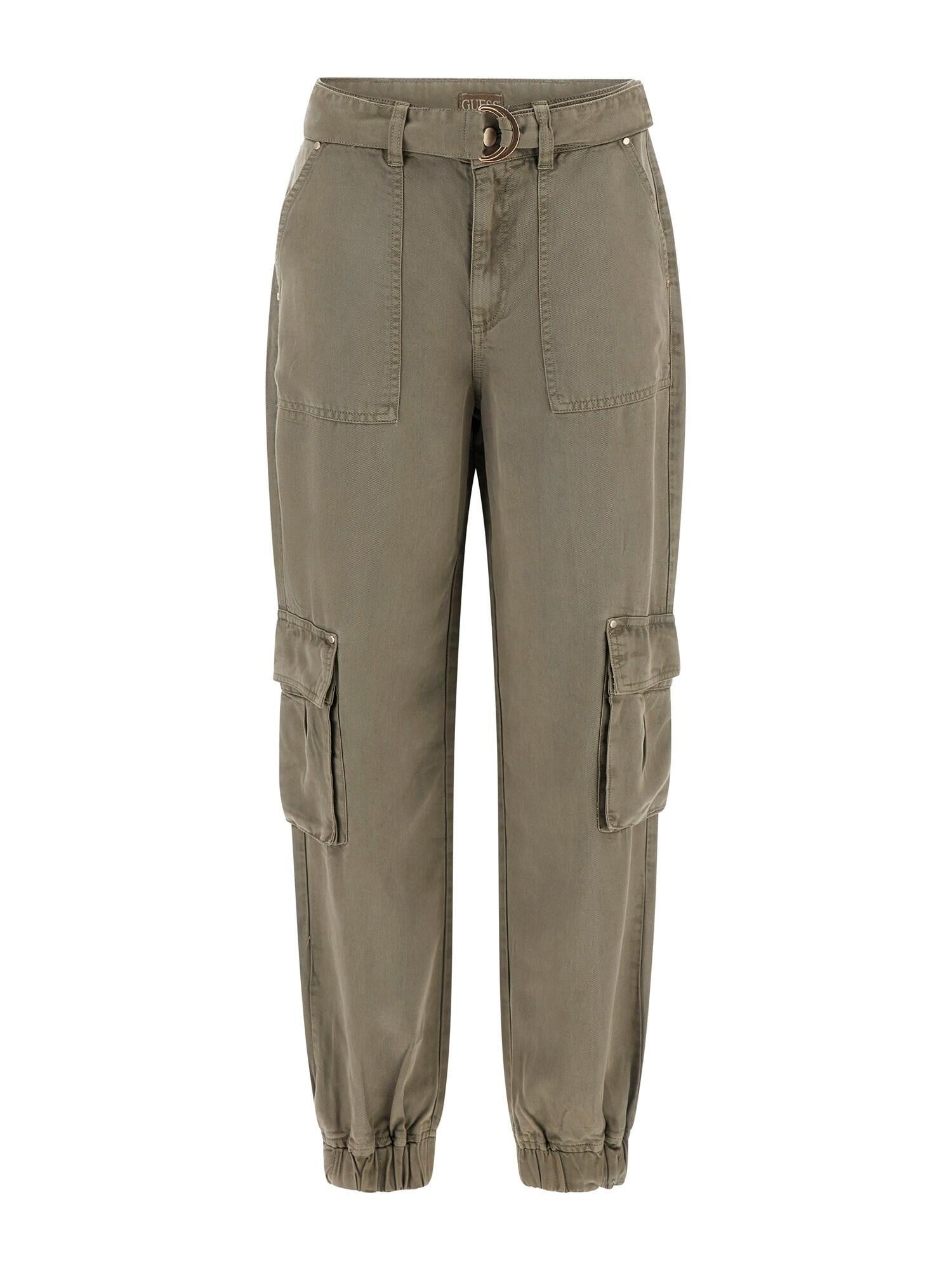 Carogohose mit Gürtel - LTMO LIGHT MOSS - Khaki