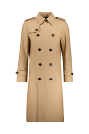 Trenchcoat aus Schurwolle - 250 - Beige