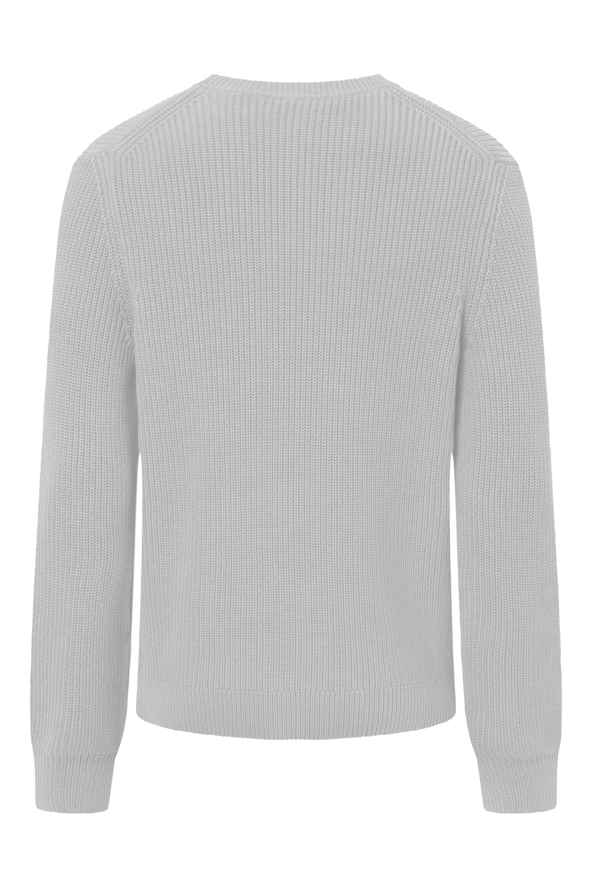 Strickpullover aus Baumwolle - 055-Lt/Pastel Grey - Grau