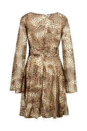 Freizeitkleid in Leoprint - P1IE MICRO CHEETAH PRINT - Braun