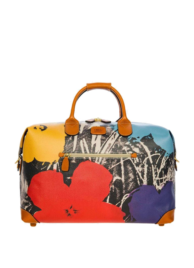 Reisetasche Andy Warhol limitiert - 943-Cream coloured flowers - Mehrfarbig