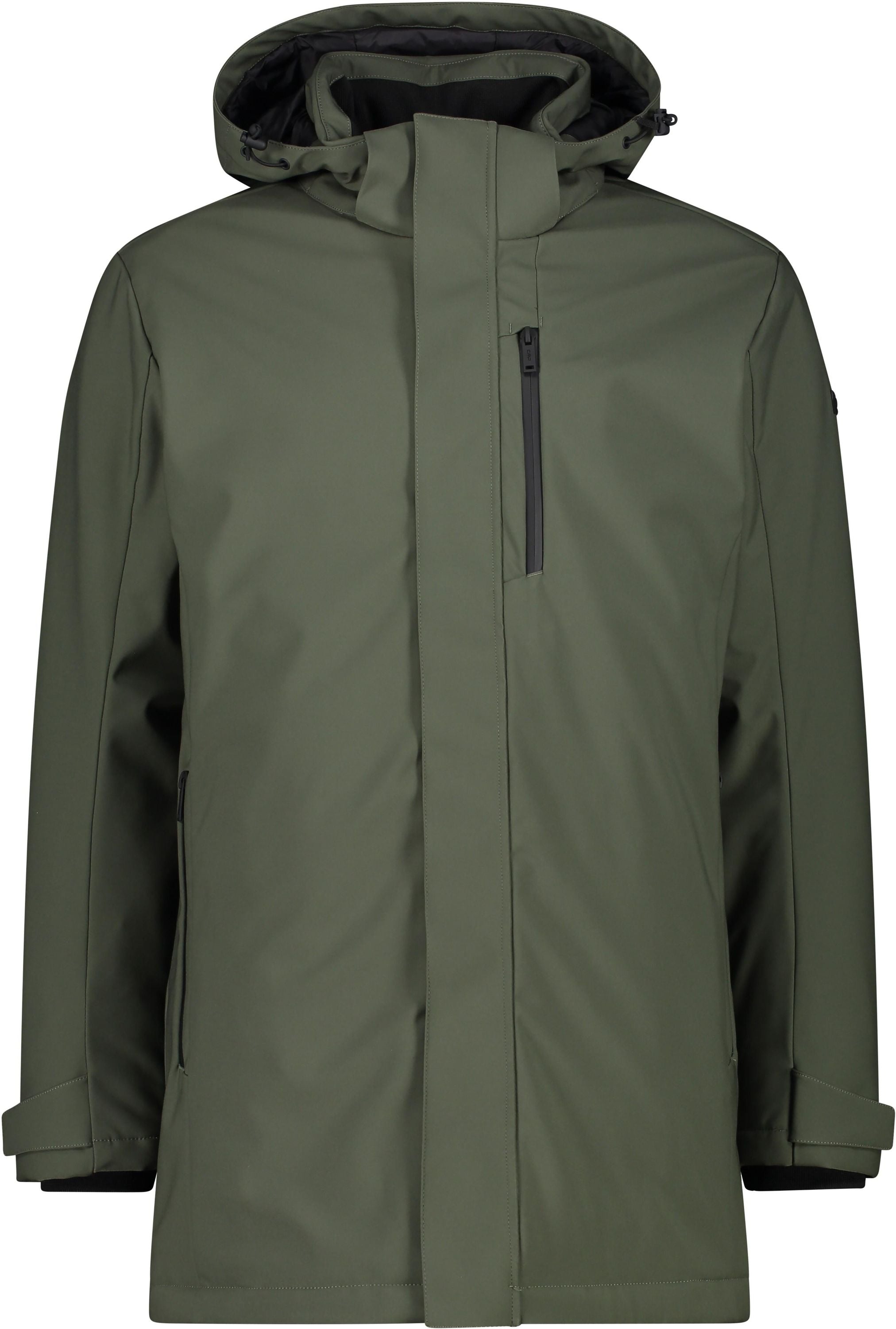 Funktionsjacke Parka - E319-OIL GREEN - Khaki