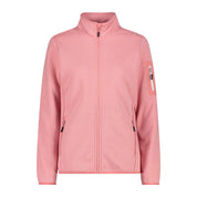 Leichte Fleecejacke mit Stehlkragen - 61CR-ORCHIDEA-BIANCO - Rosa