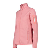 Leichte Fleecejacke mit Stehlkragen - 61CR-ORCHIDEA-BIANCO - Rosa