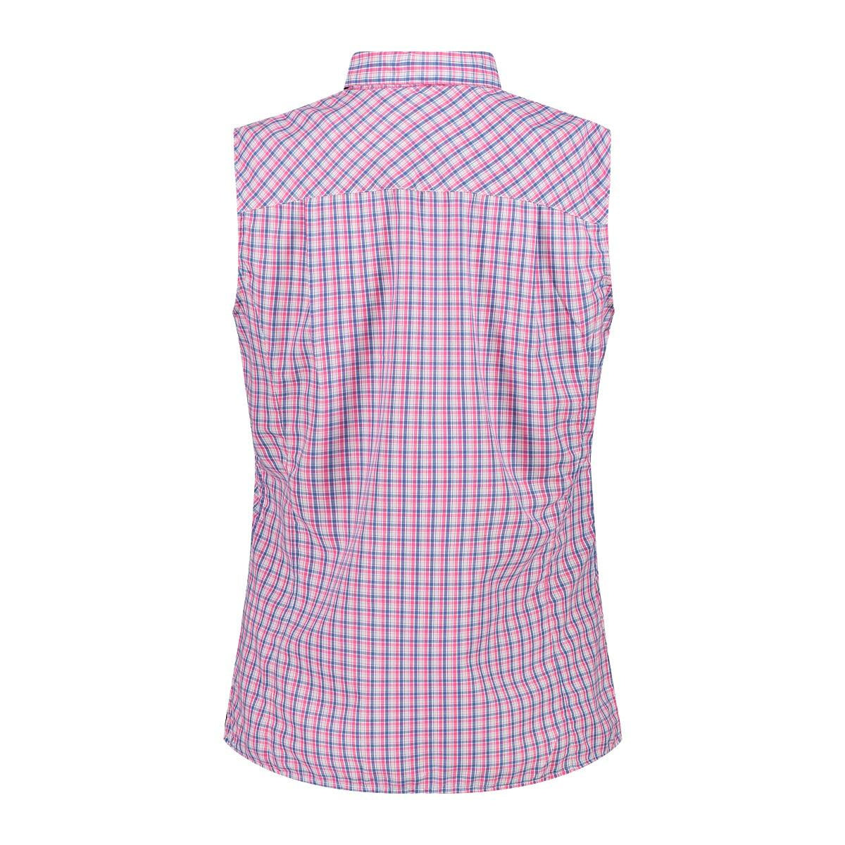 Ärmellose Funktionsbluse - 05YR-B.CO-FUXIA-PROVENZA - Blau | Pink