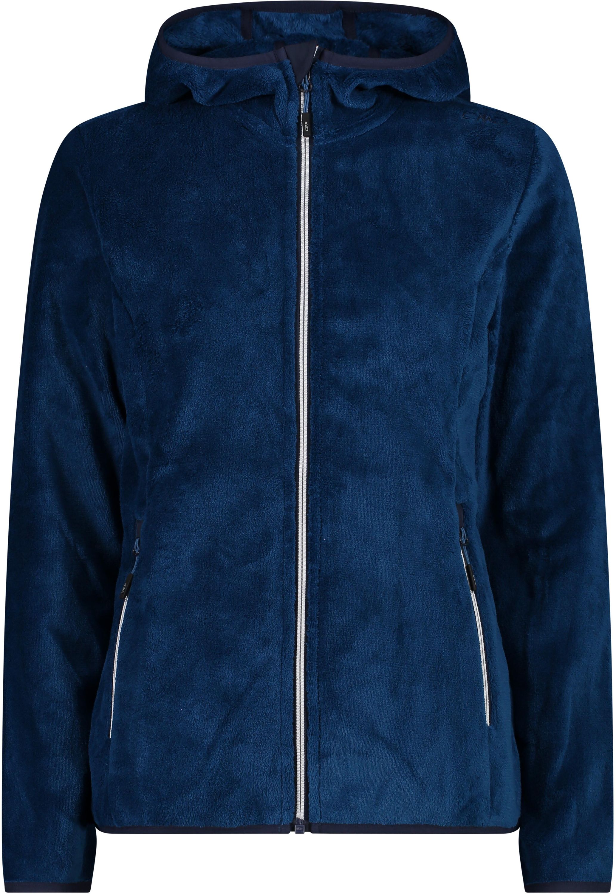 Fleecejacke mit Kapuze - 43NM-B.BLUE-BIANCO - Blau