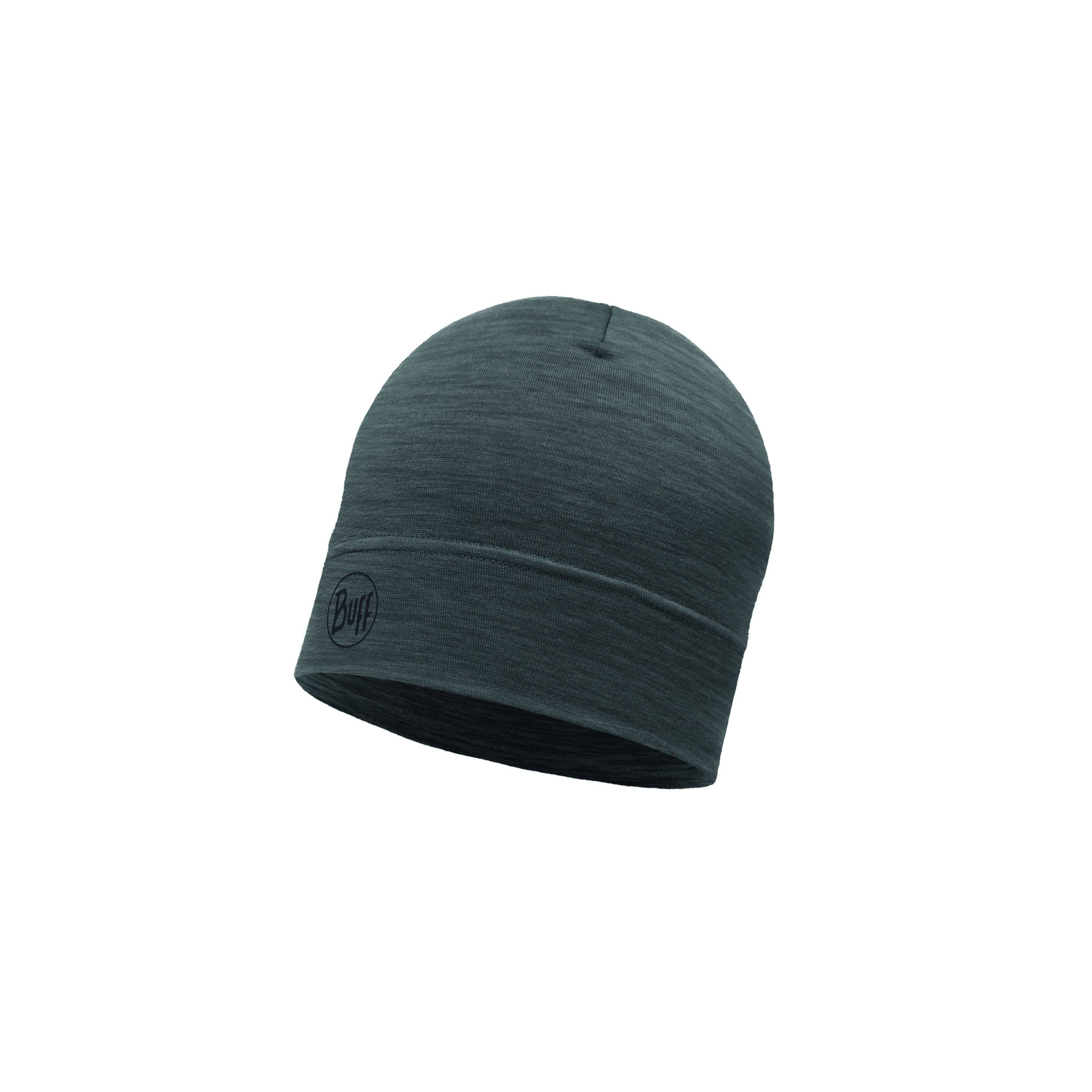 Leichter Beanie aus Merinowolle - 937-GREY