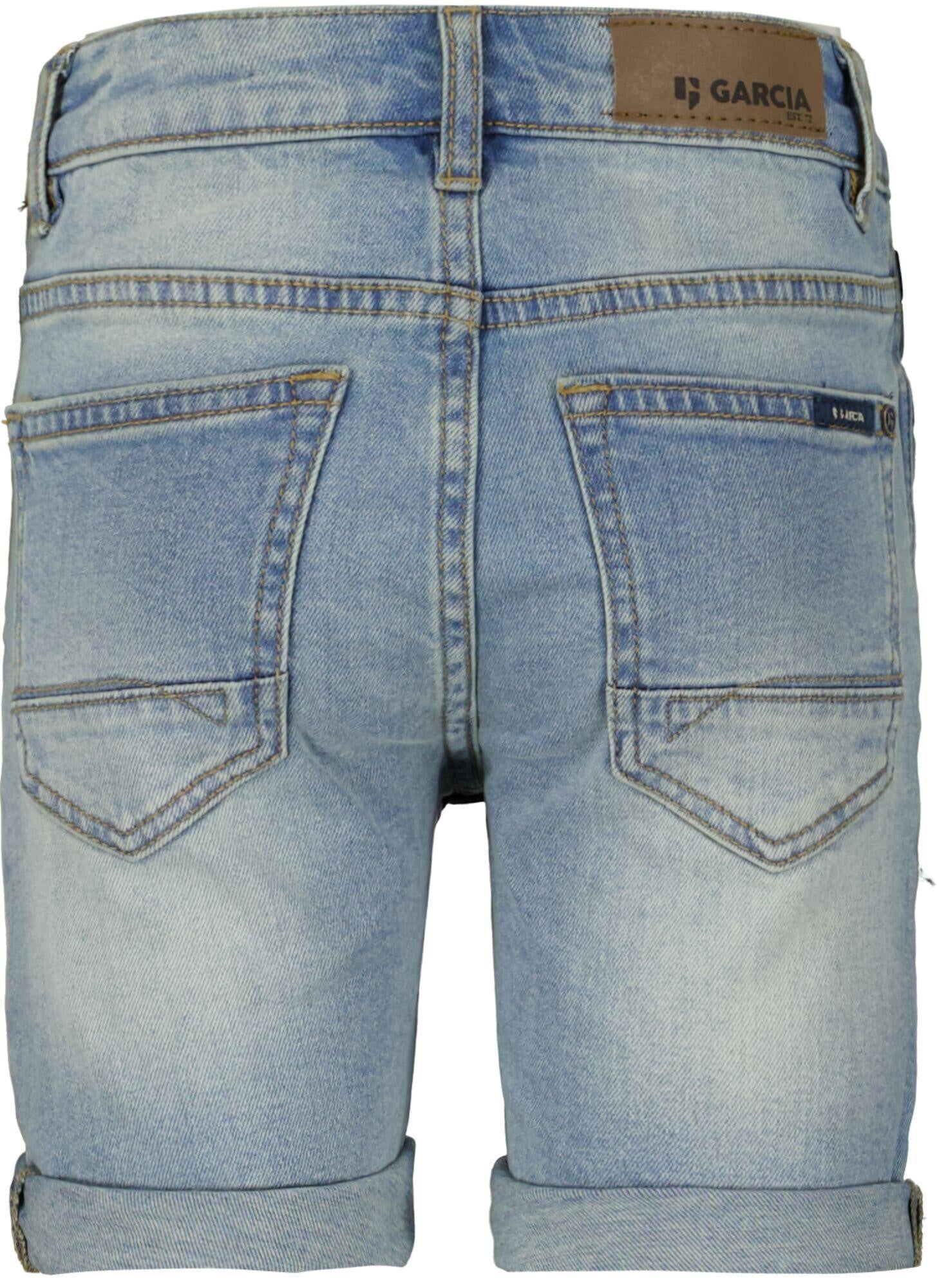 Jeansshorts aus Baumwolle - 8811 - Blau