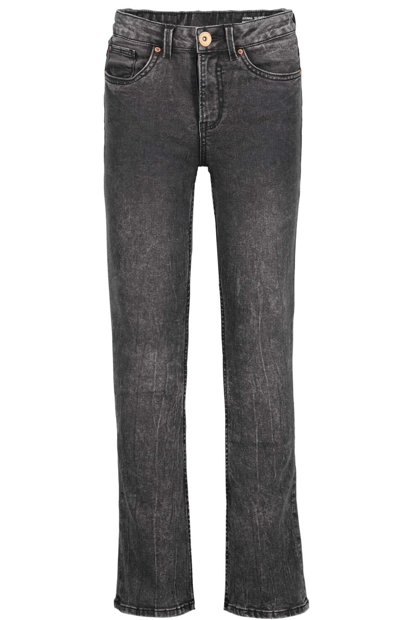 Jeans mit ausgestelltem Bein - 2112 - Grau