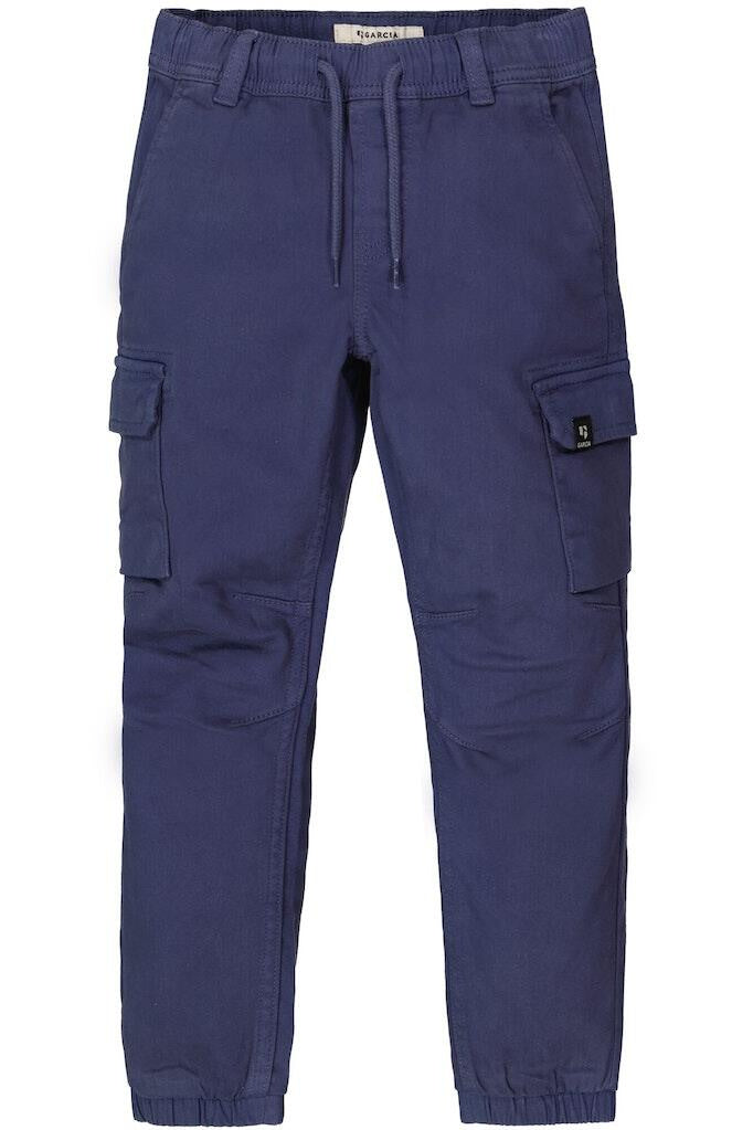 Cargohose mit Kordelzug - 2858 - Blau