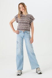 Jeans Wide Leg - 4567 - Blau