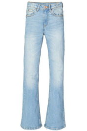 Jeans mit ausgestelltem Bein - 6195 - Blau