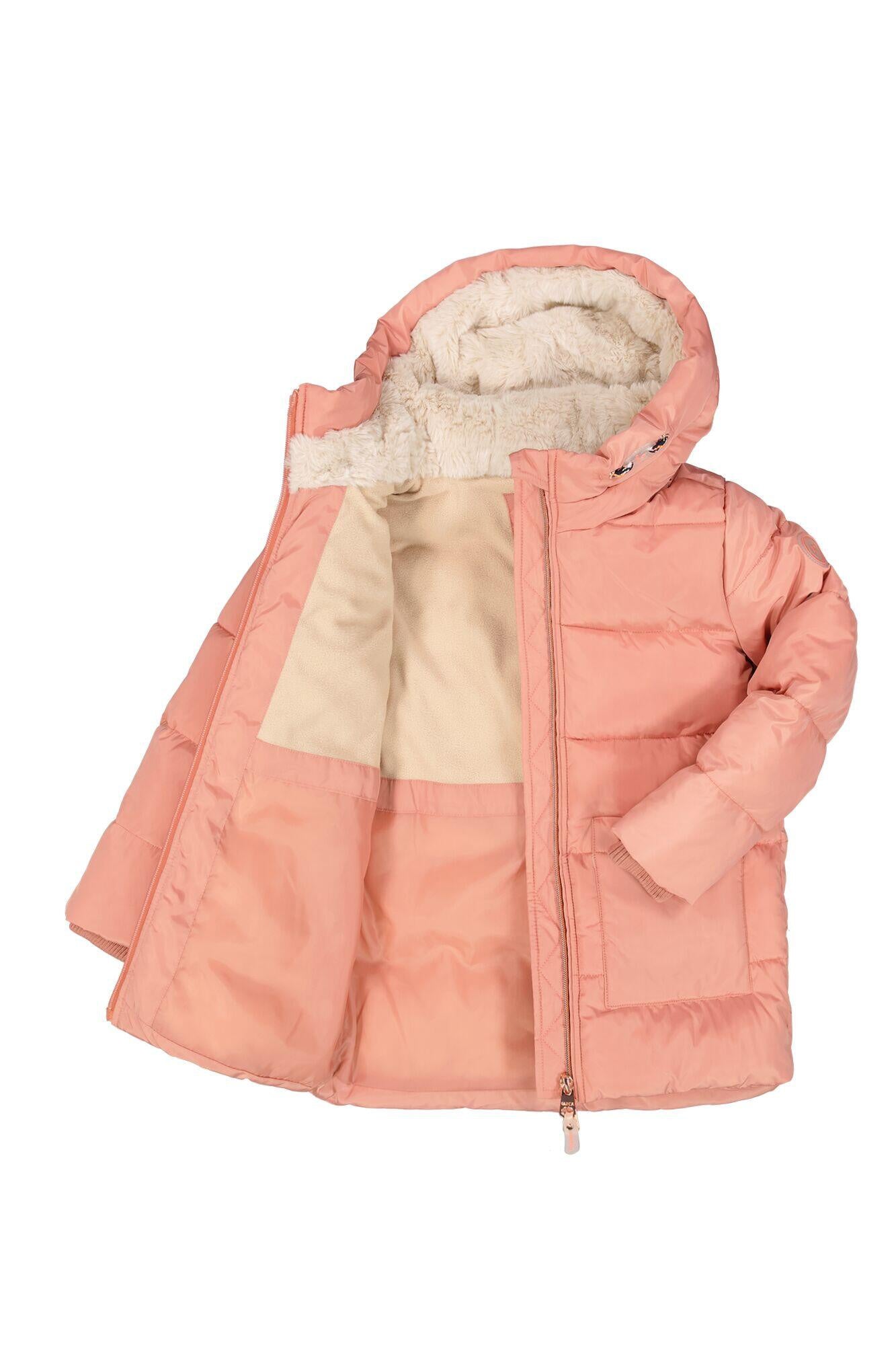 Gefütterte Winterjacke - 7525 - Rosa