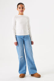 Jeans Annemay Wide Leg - 7541 - Blau