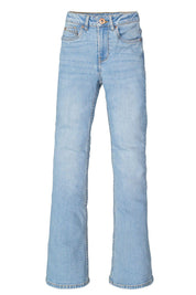 Jeans mit ausgestelltem Bein - 6397 - Blau