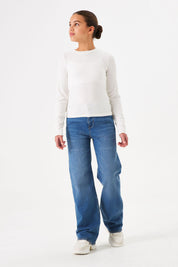 Jeans Straight Leg - 4471 - Blau